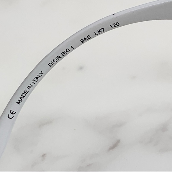 RARE Christian Dior John Galliano Ski 1 oversized shield sunglasses - Picture 4 of 10